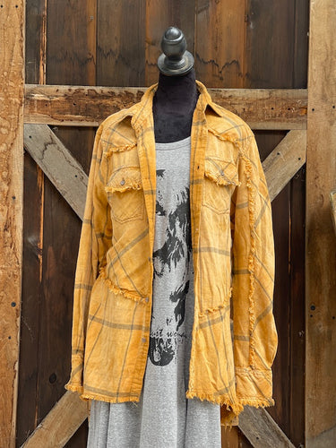 Angry Minnow Signature Flannel- HONEYCOMB